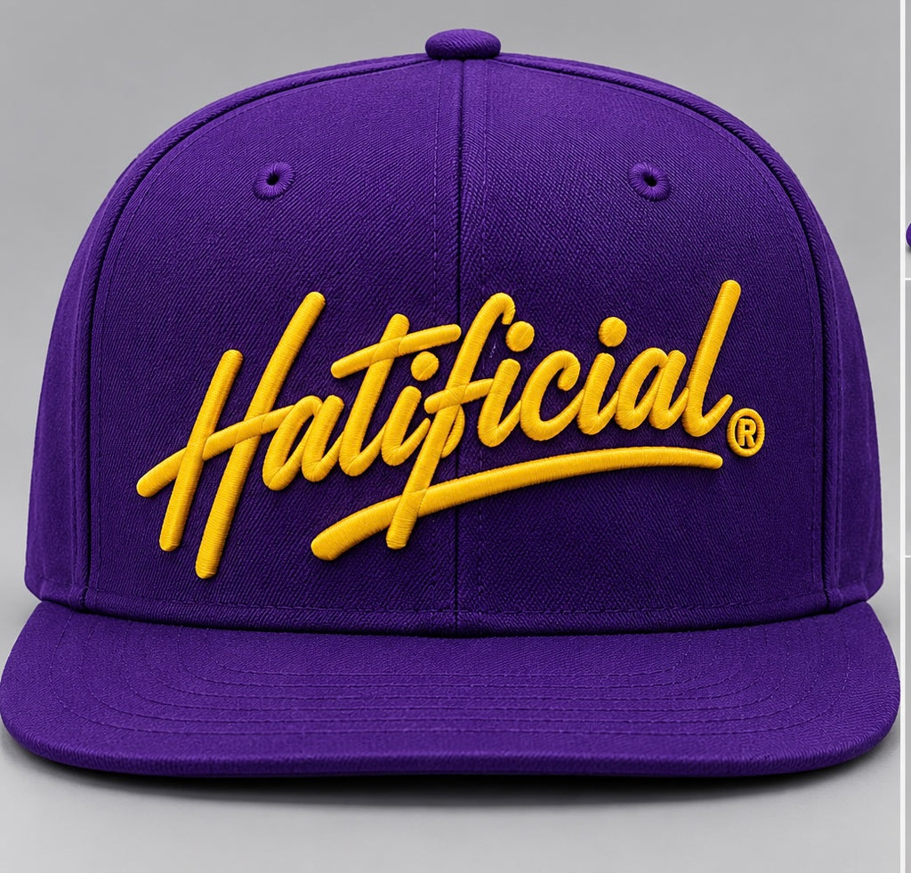 Hatificial Purple/Yellow SnapBack Hat