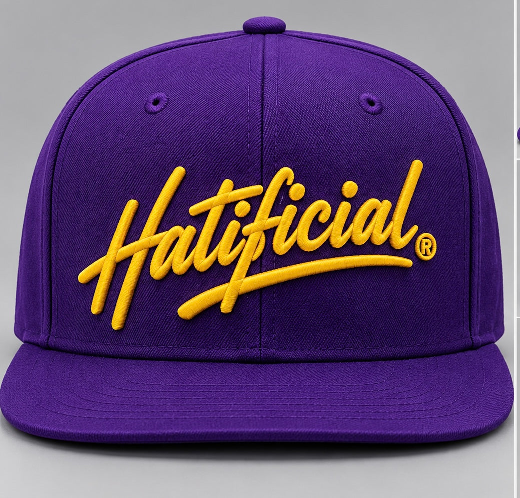 Hatificial Purple/Yellow SnapBack Hat