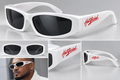 Hatificial white/Red Sunglasses